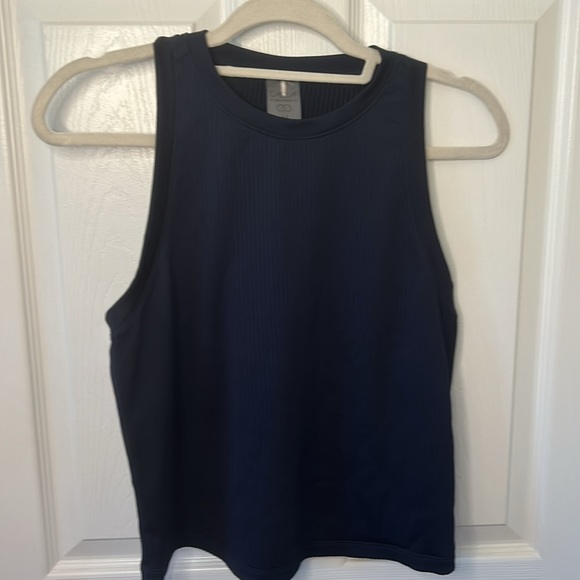 Calia Ribbed Crop Tank Top (M) - Picture 1 of 10